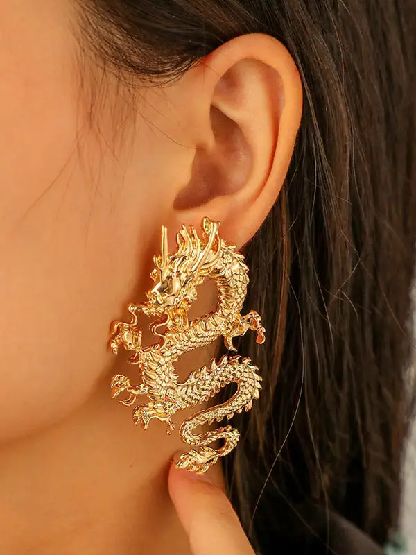 Balanced Artisan-Inspired Drop Earrings