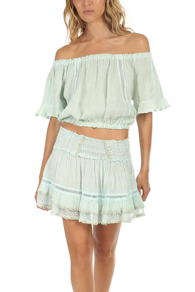 Linen Lace Tank Top