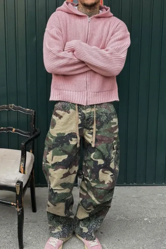 Drawstring Cargo Pants