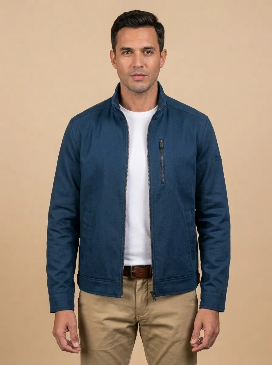 Zip Stand Collar Jacket