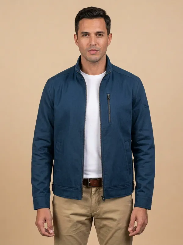 Zip Stand Collar Jacket