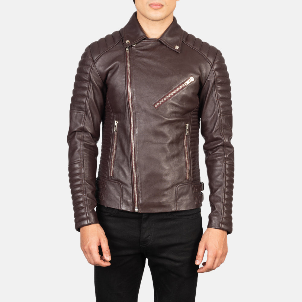 Men's Workwear Biker Leather Jacket