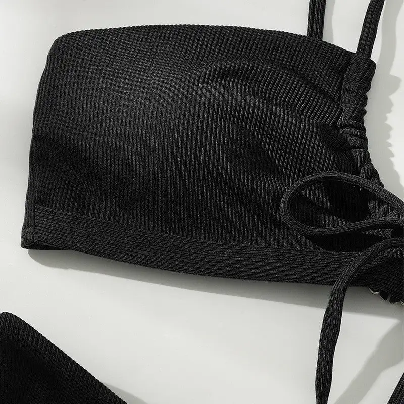 Halter Tie Bikini Set