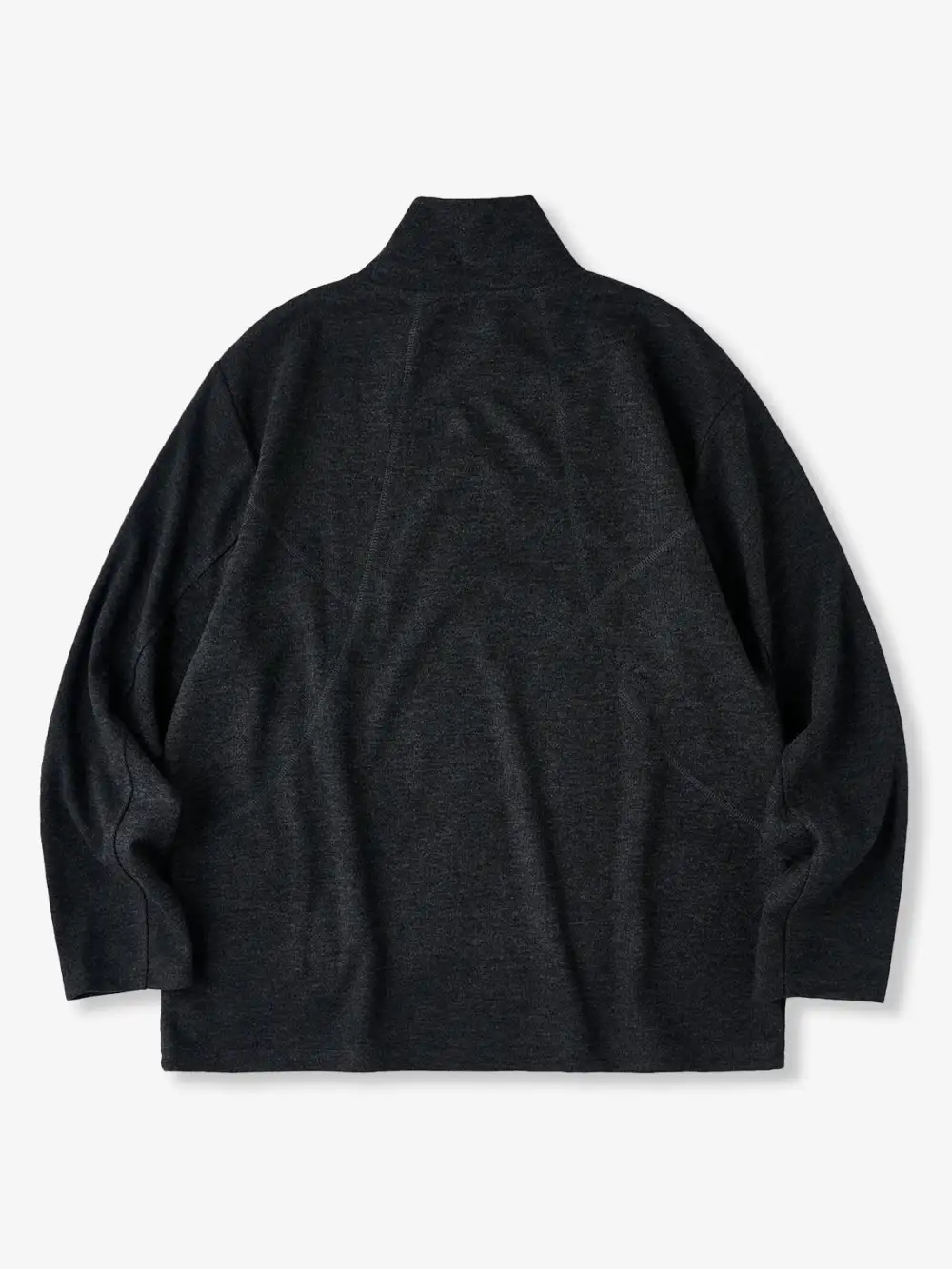 Brushed Wool-Blend High-Neck Sweatshirt