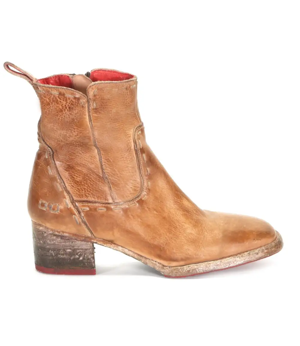 Square-Toe Distressed Everyday Boots