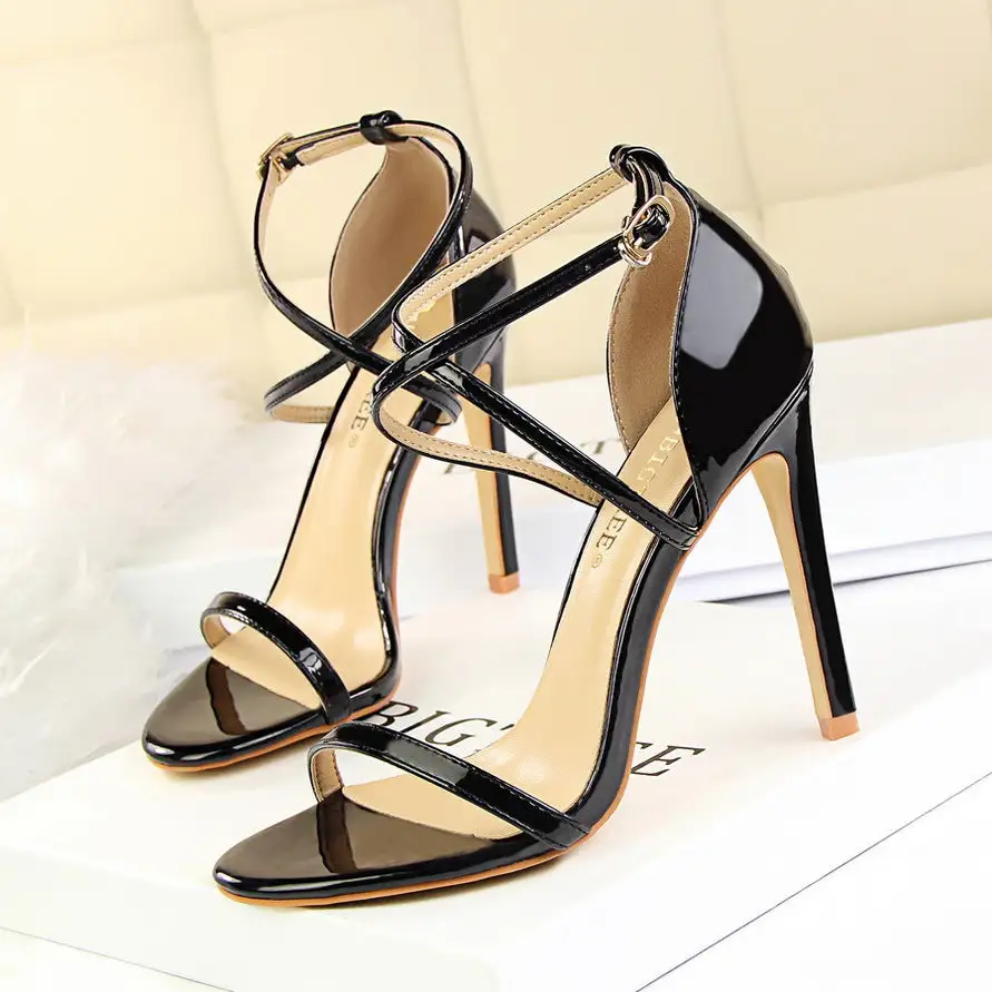 Strappy Stiletto Heels