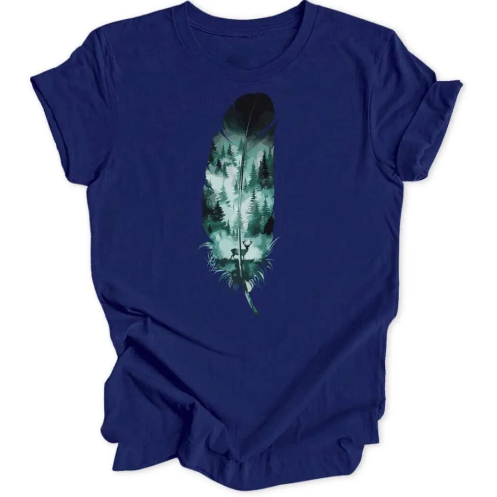 Wild Spirit Feather Unisex T-Shirt