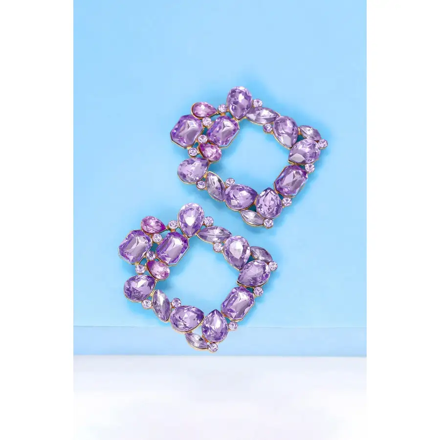 Classic Geometrical Shape Zinc Alloy Dangle Earrings
