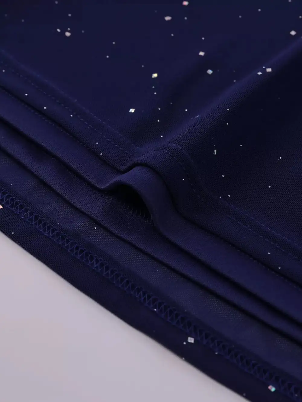 Relaxed Shape Glitter Maxi Dress