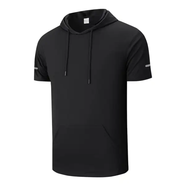 Quick-Dry Hooded Performance T-Shir