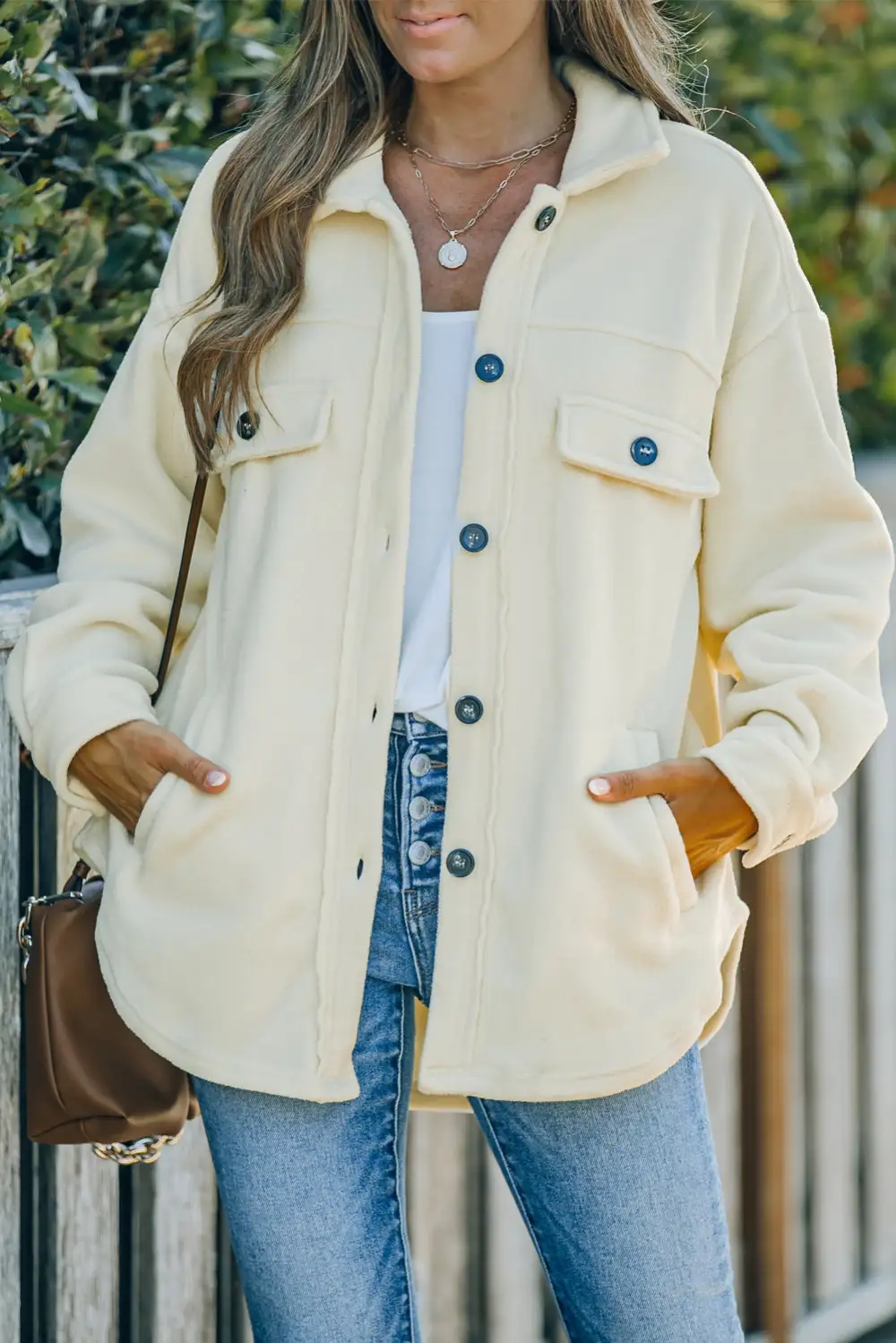 Collared Pocketed Jacket