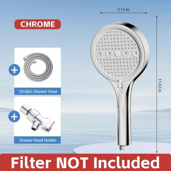 6-Mode Handheld Shower Head