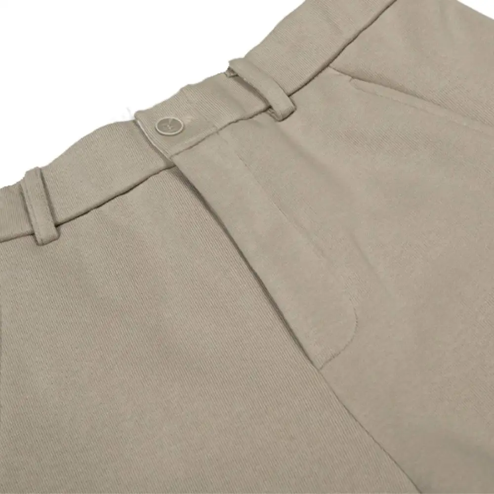 Loose Fit Wide Leg Pleated Men's Casual Pants