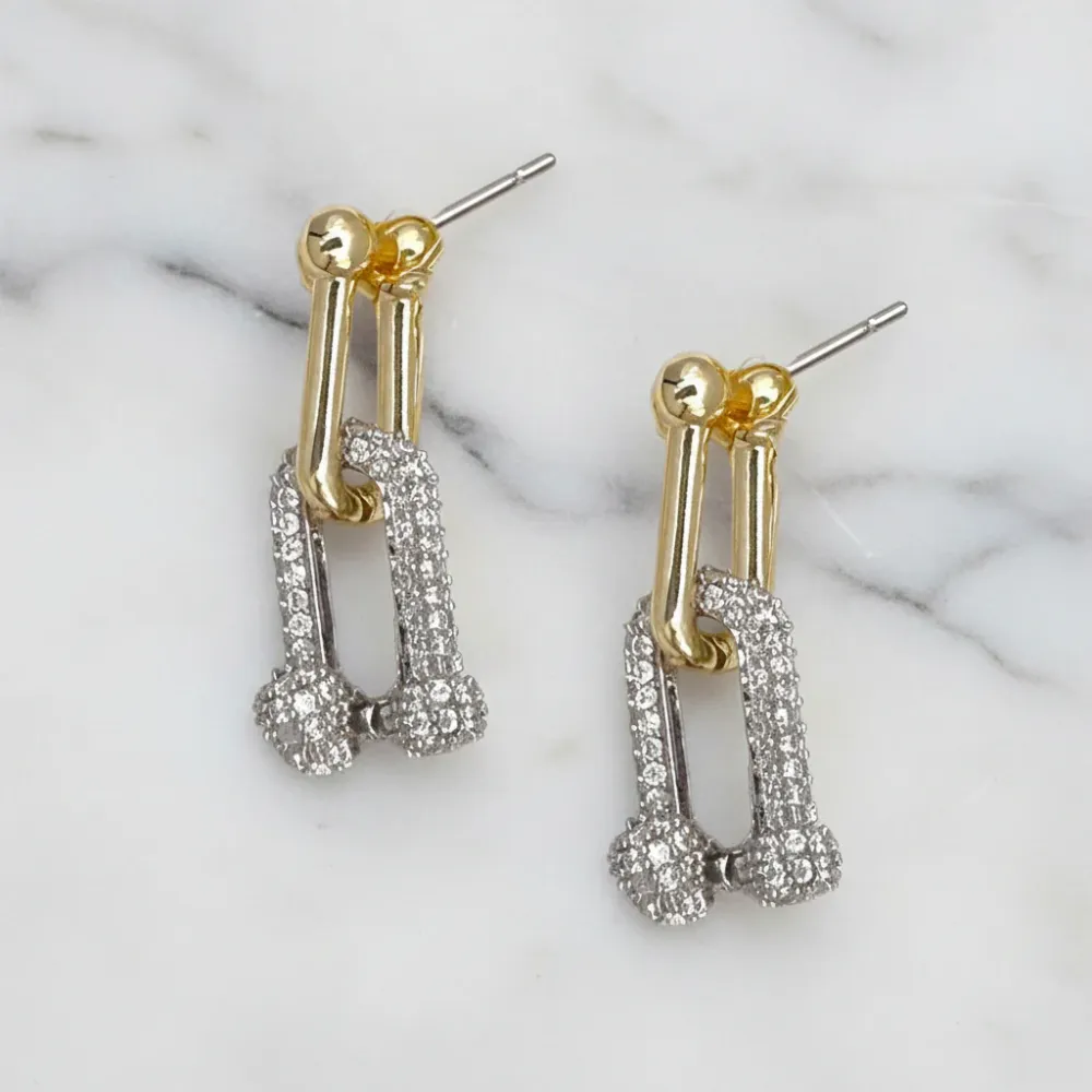 Layered Refined Statement Earrings