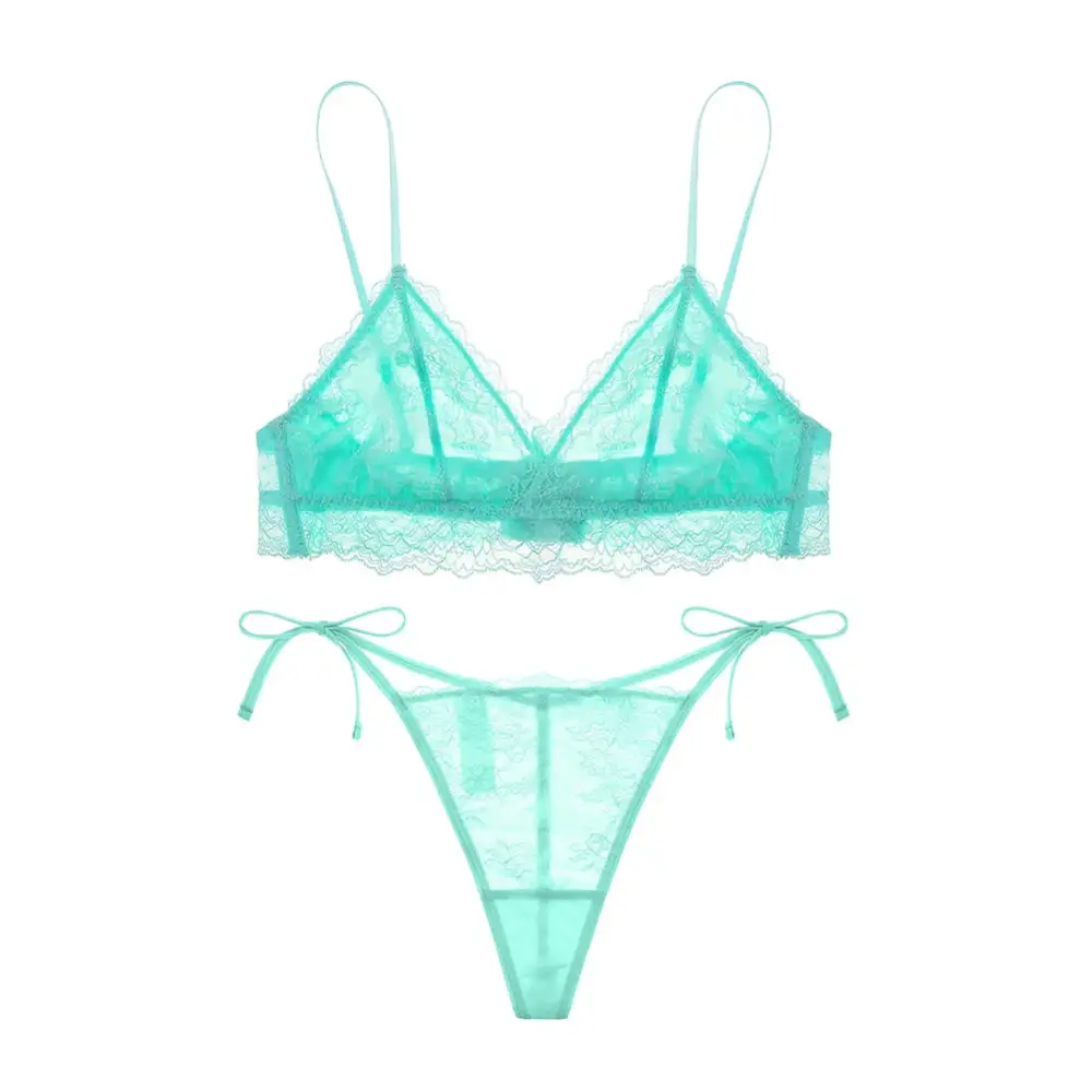 Close-Fit Lace Matching Lingerie Set