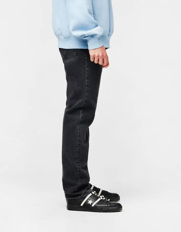 Versatile Stone Washed Baggy Denim Jeans