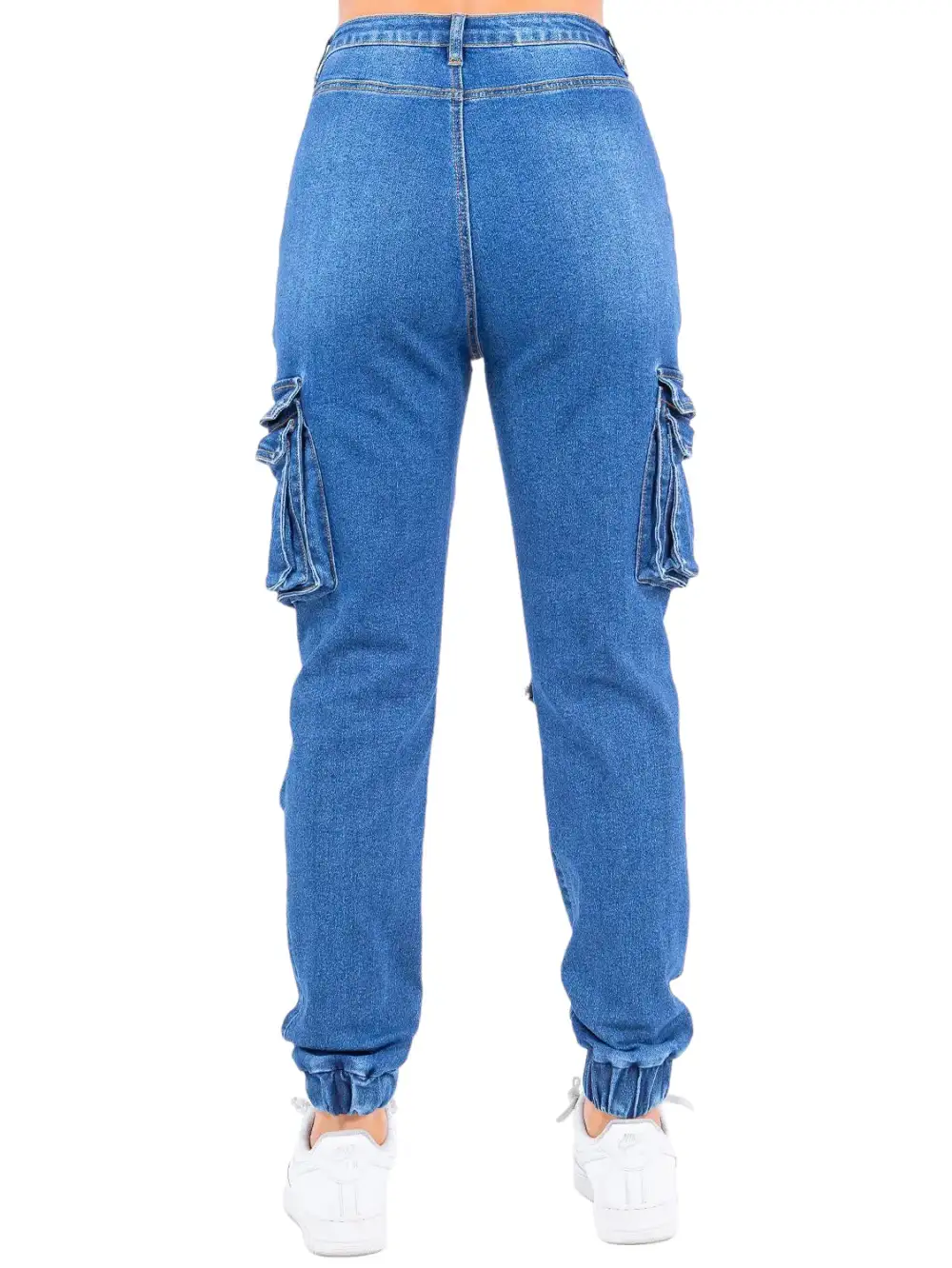 Women's Jogger Denim Cargo Pants