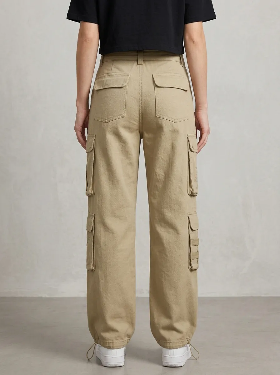 Minimal Multi Pocket Tactical Style Edit Women's Multi Pocket Cargo Pants