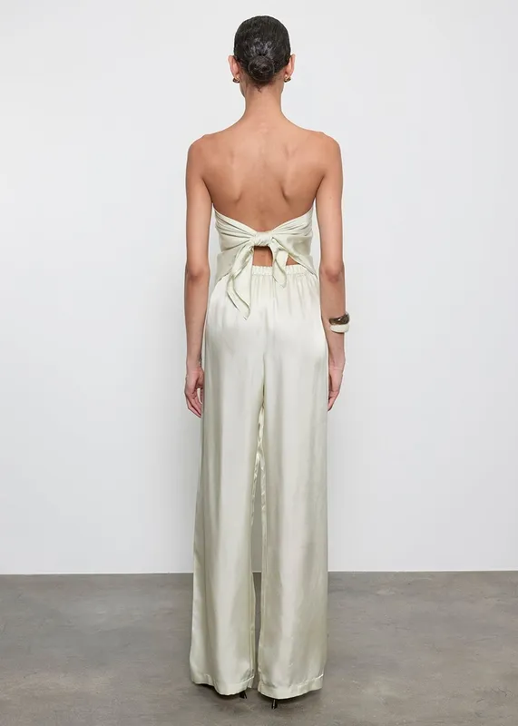 Twill Scarf Top Beach Glass