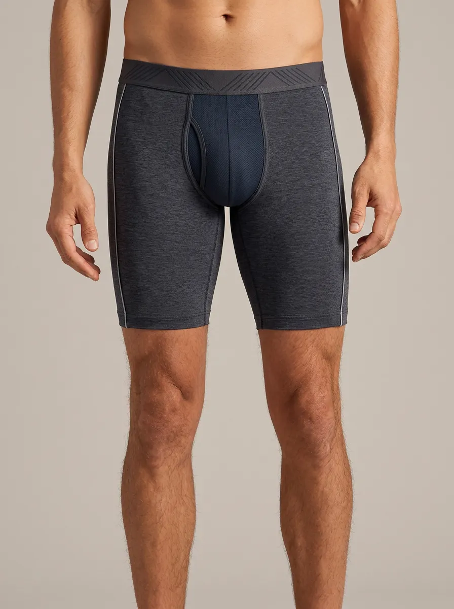 Men's Athletic Performance Mesh Pouch Boxer Briefs