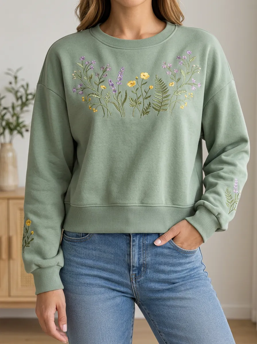 Knit Women's Casual Sweatshirt