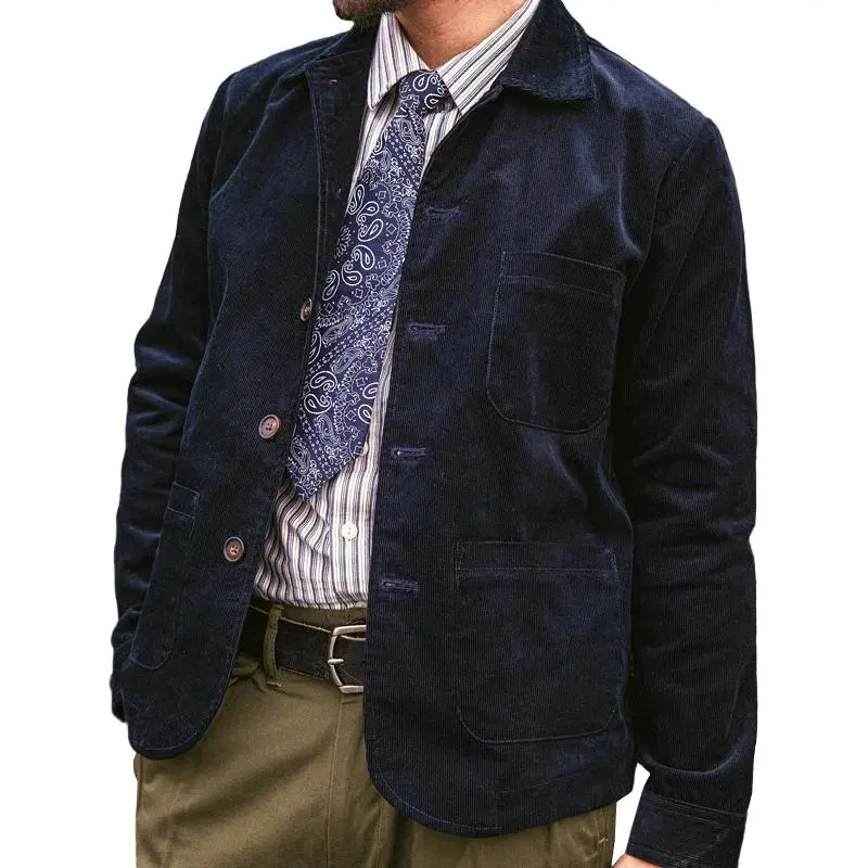Structured Utility Corduroy Jacket