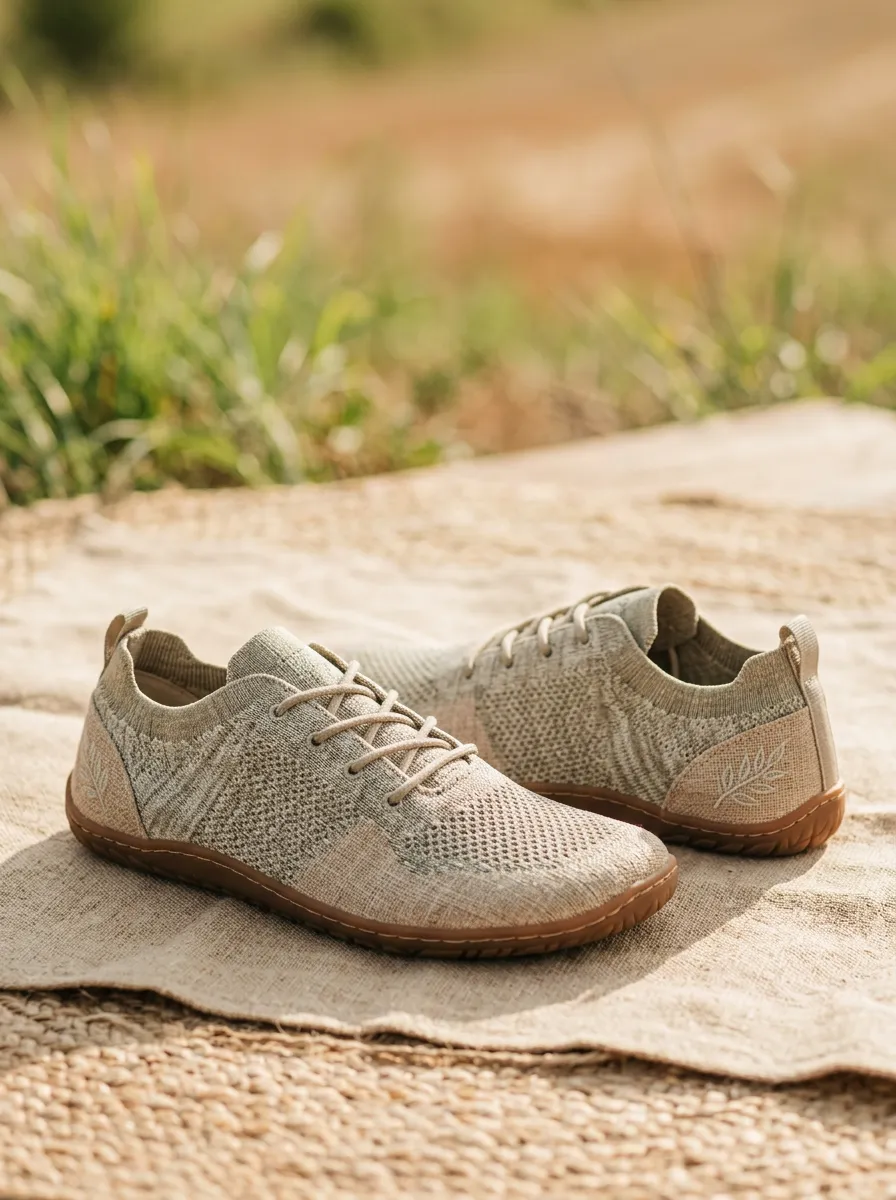 Essential Leaf Graphic Silhouette Unisex Barefoot Shoes