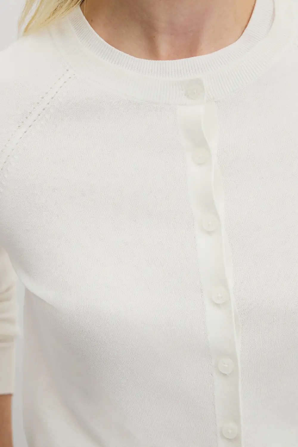 Women's Classic Pointelle Cardigan