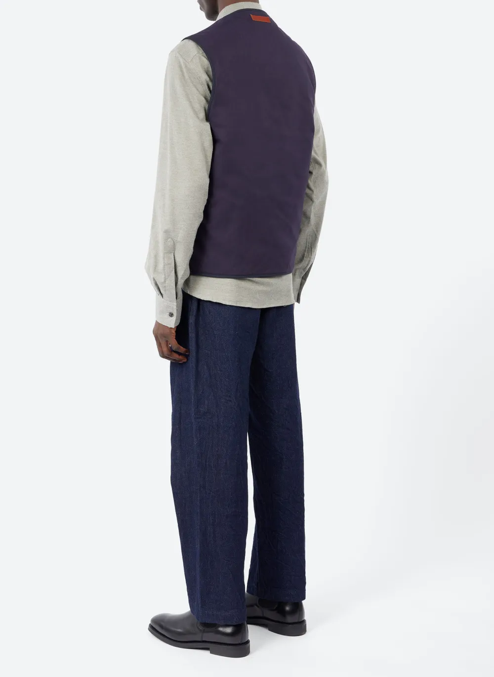 Men's Reversible Zip Front Gilet