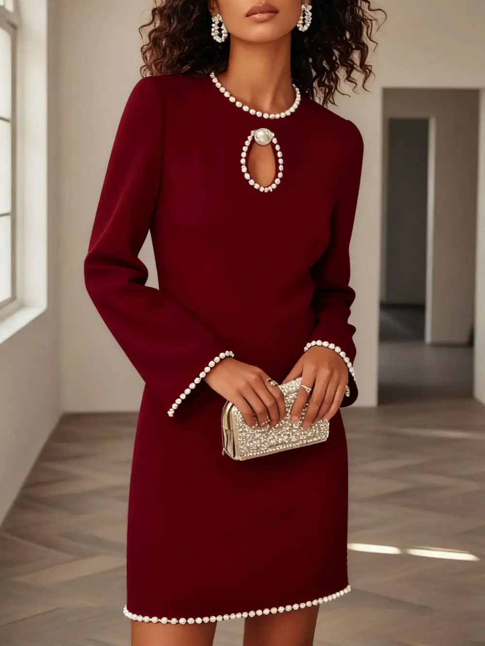 Keyhole Mini Dress