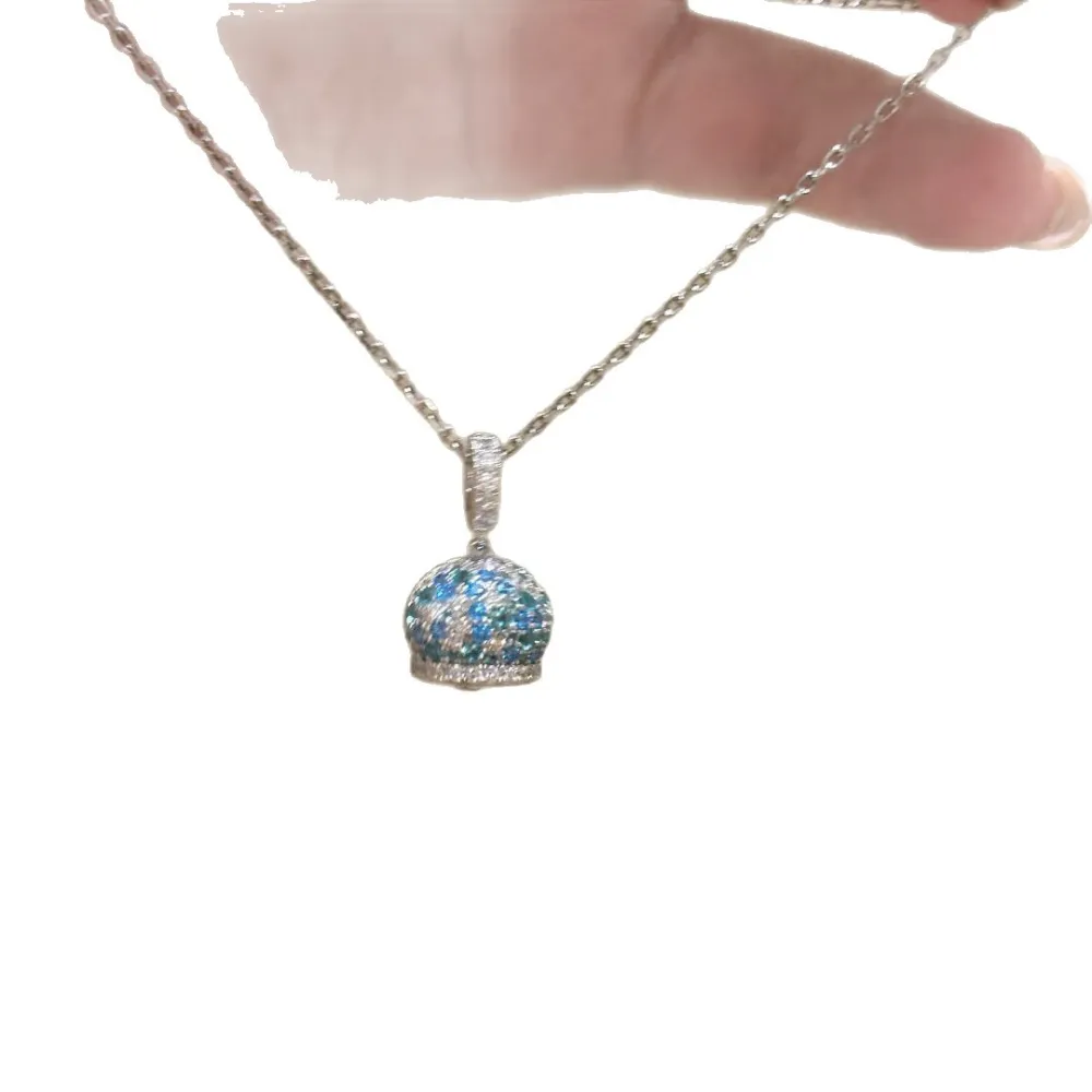 ✨ A little sparkle makes everything better. This dreamy crystal-inspired pendant catches the light beautifully with shimmering blue and silver details. Delicate, elegant, and easy to wear with almost anything. 💙  Perfect for everyday outfits, date nights