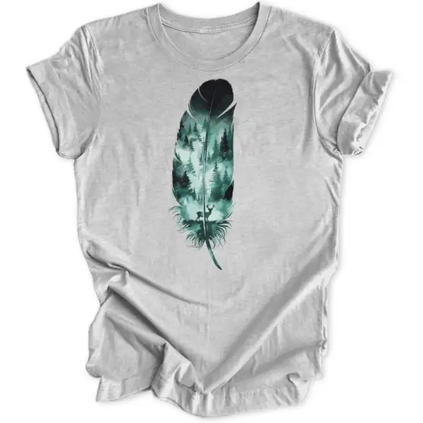 Wild Spirit Feather Unisex T-Shirt