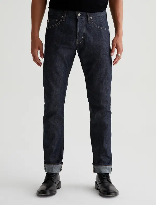 Men's Modern Slim Mid Rise Twill Jeans