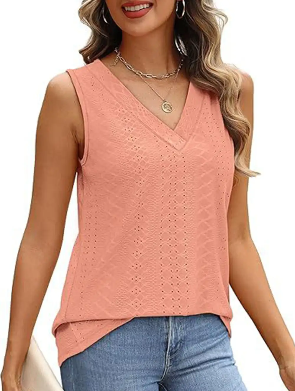 V Neck Loose Vest Top