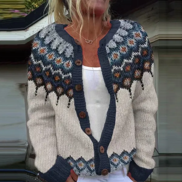 Vintage Icelandic Cardigan