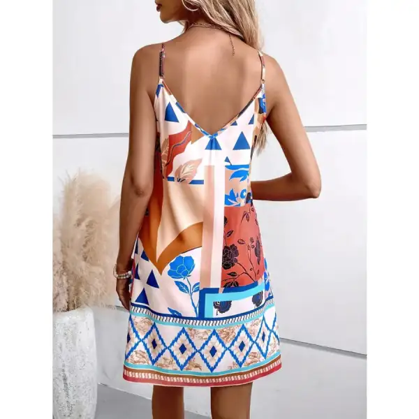Abstract Cami Mini Dress
