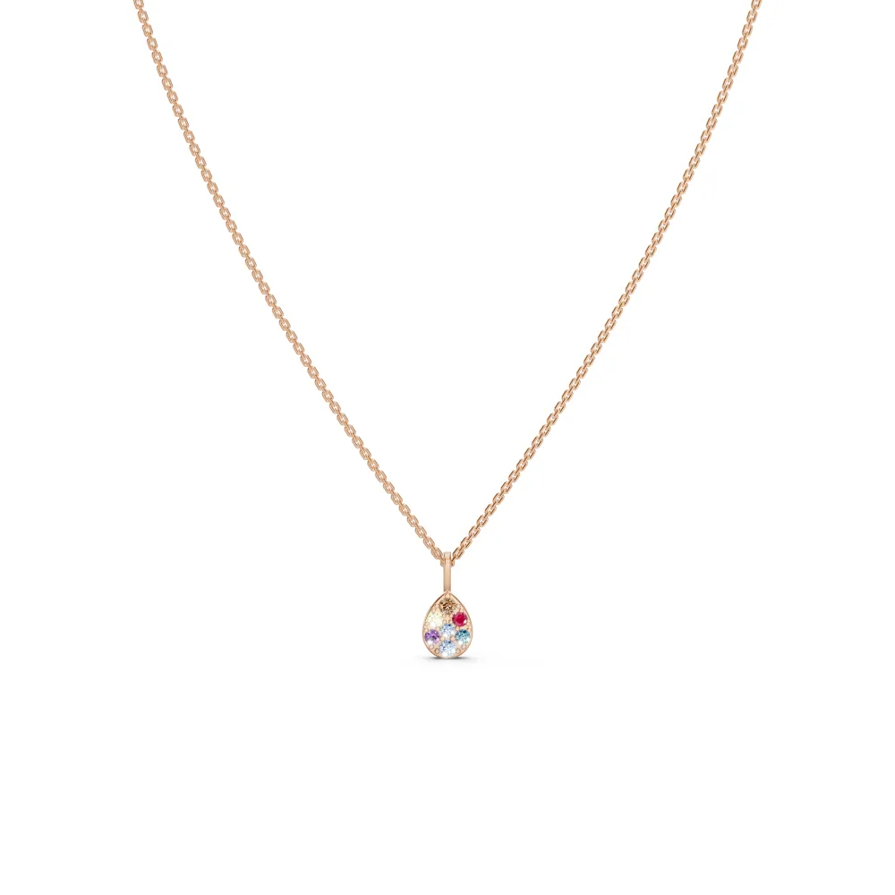 Colorful Pearl Necklace