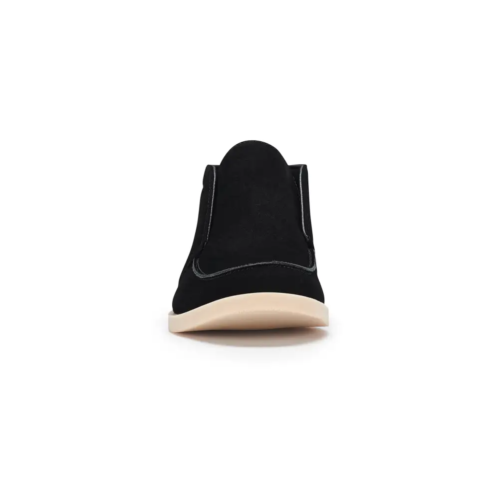 Faux-Suede Suede Faux-Leather Chukka Boots