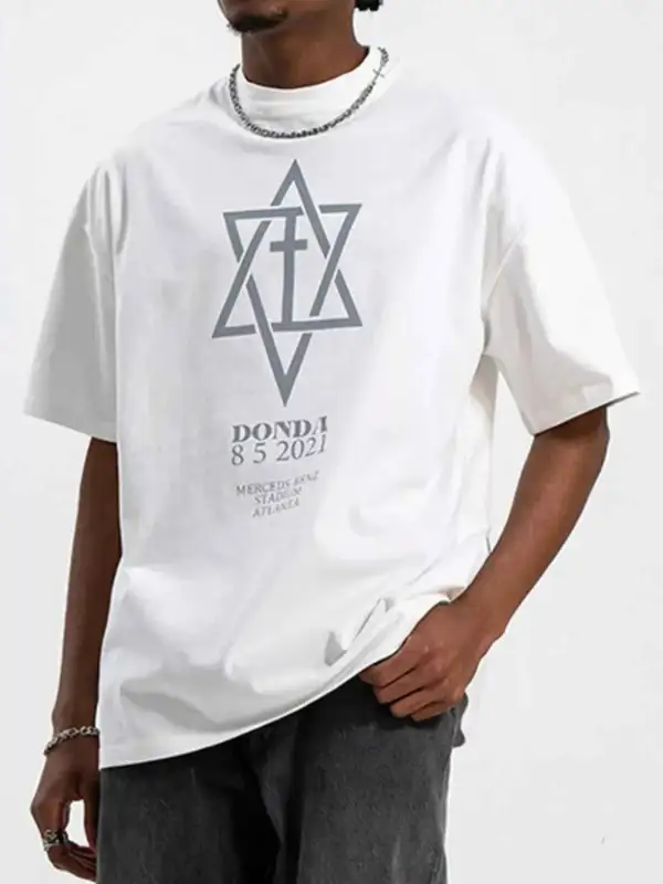 Relaxed Graphic Round Neck Half Sleeve T-Shirt