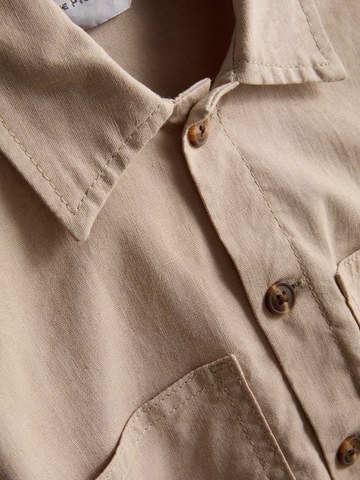 1.5-12yrs | The Edit Linen Blend Overshirt detail 2