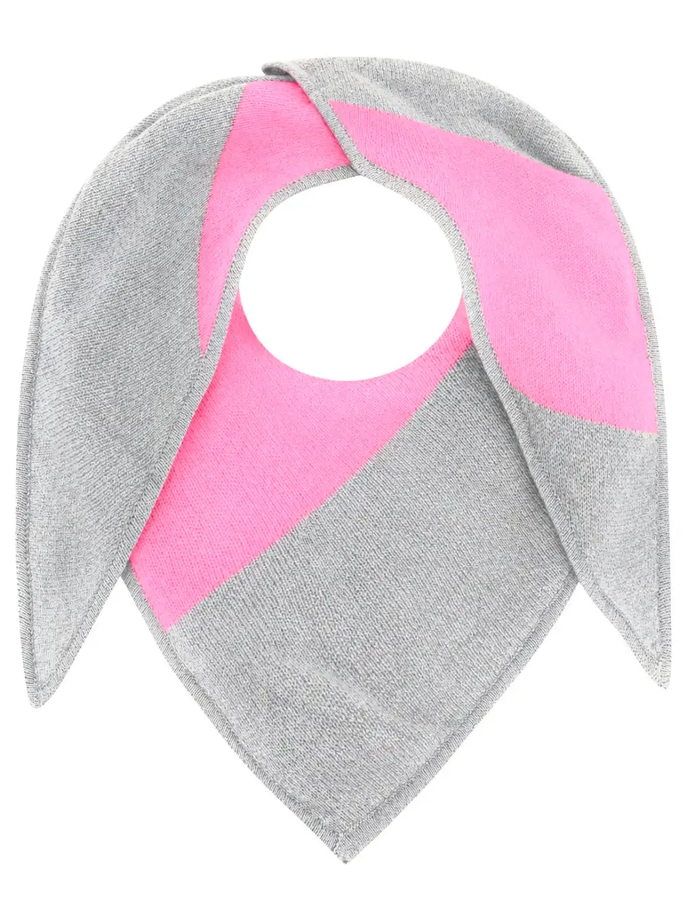 Cashmere Heart Pattern Striped Fashion Scarf