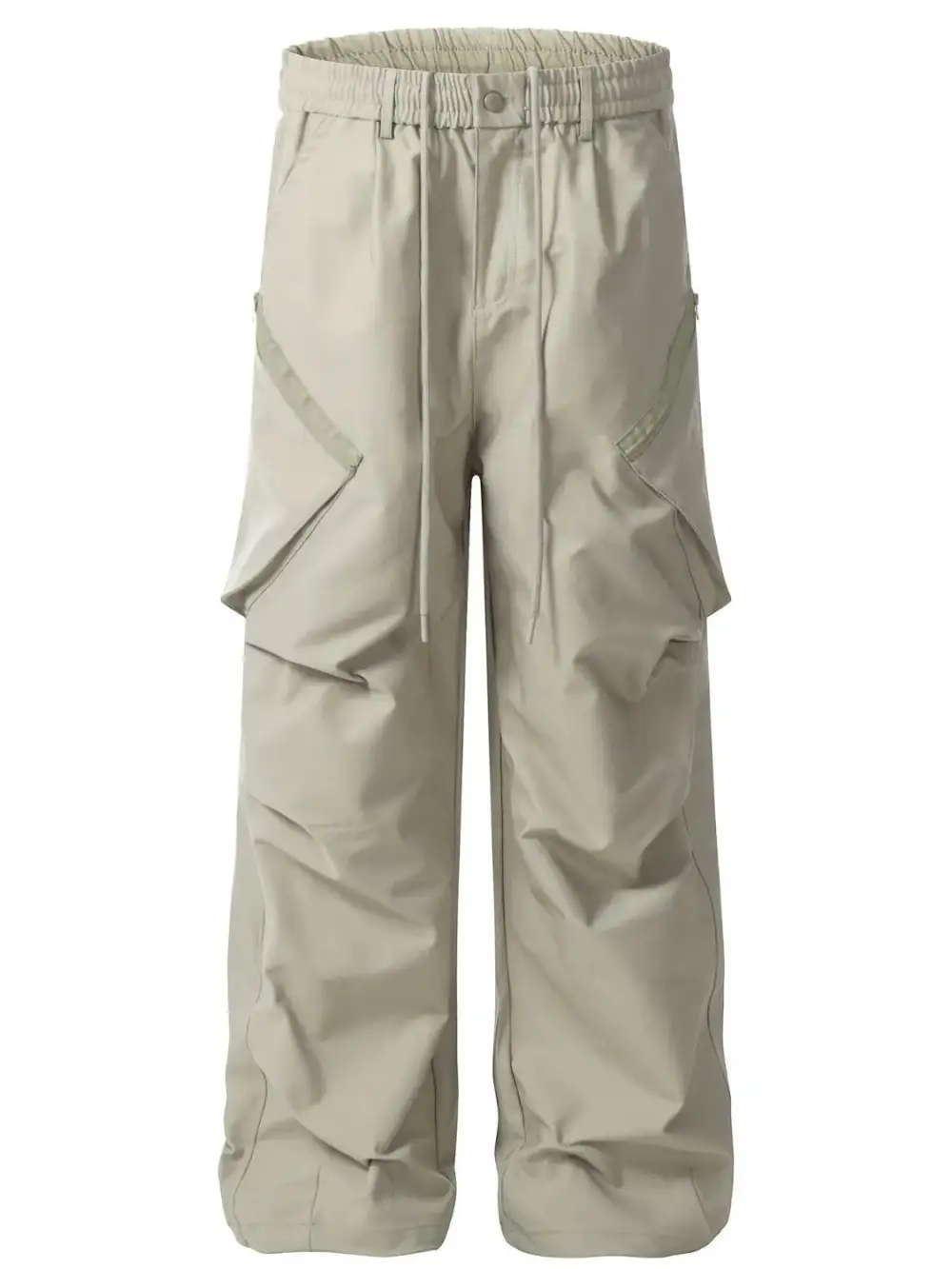 Cargo Straight Pants With Multi-Pocket