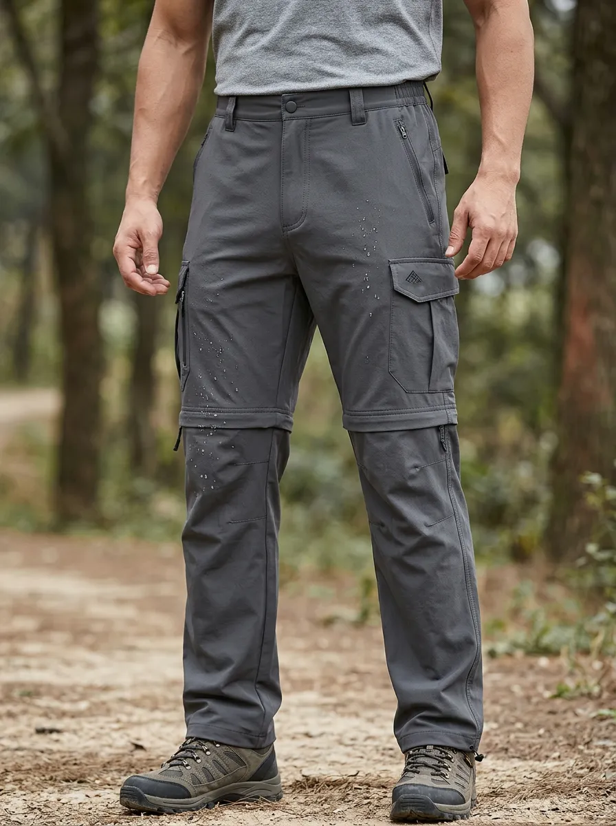 Men's Summit Hiking Waterproof Zip-Off Tactical Cargo Pants