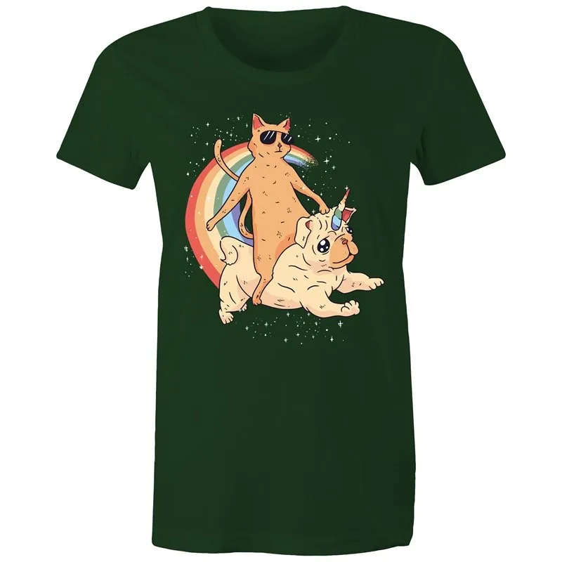 Cat Unicorn Pug T-Shirt