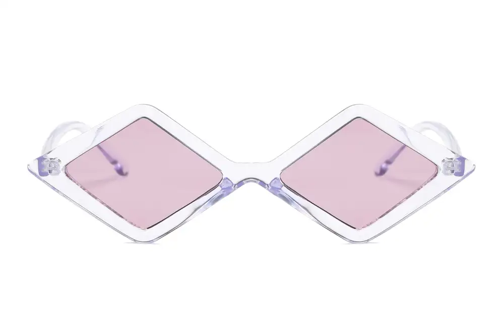 Modern Geometric Diamond Shape Sunglasses