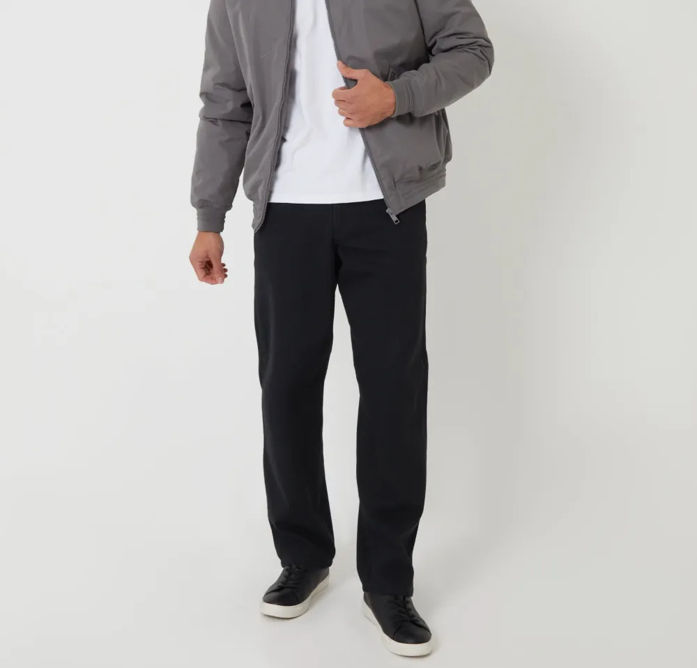 Slate Gray Padded Bomber Jacket