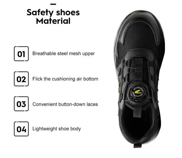 Men's Grip Sole Work Shoes