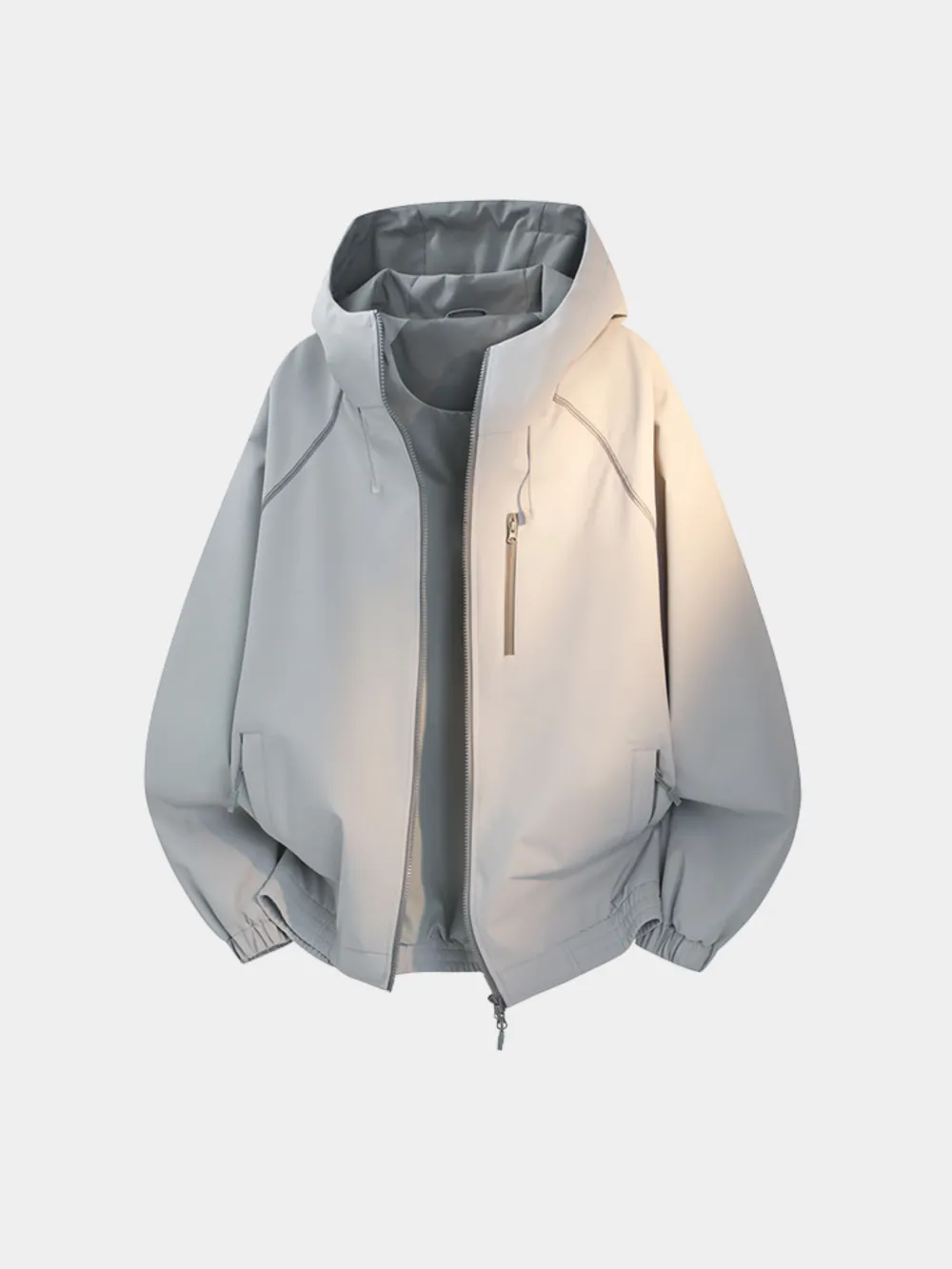 Water Resistant Wind Resistant Lightweight Outdoor Utility Jacket