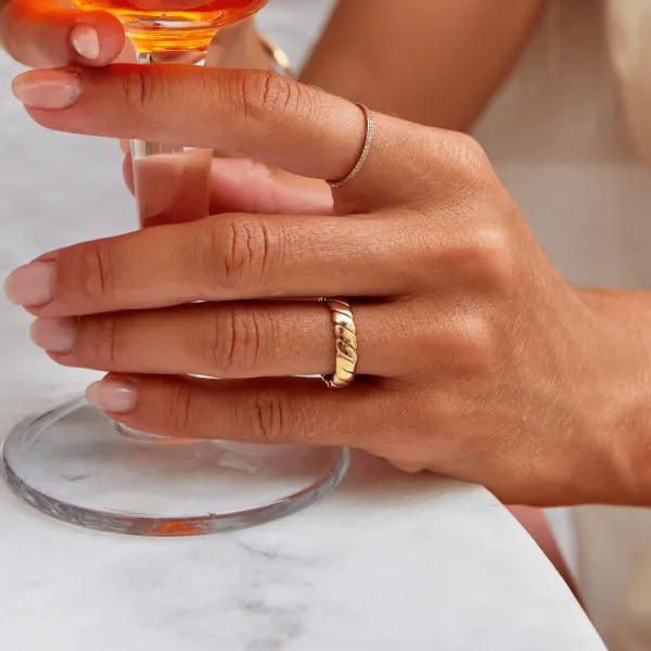 Modern Twisted Ring
