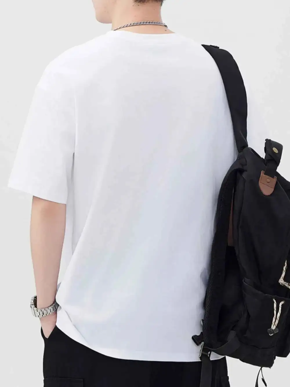 Casual Letter Round Neck Short Sleeve T-Shirt